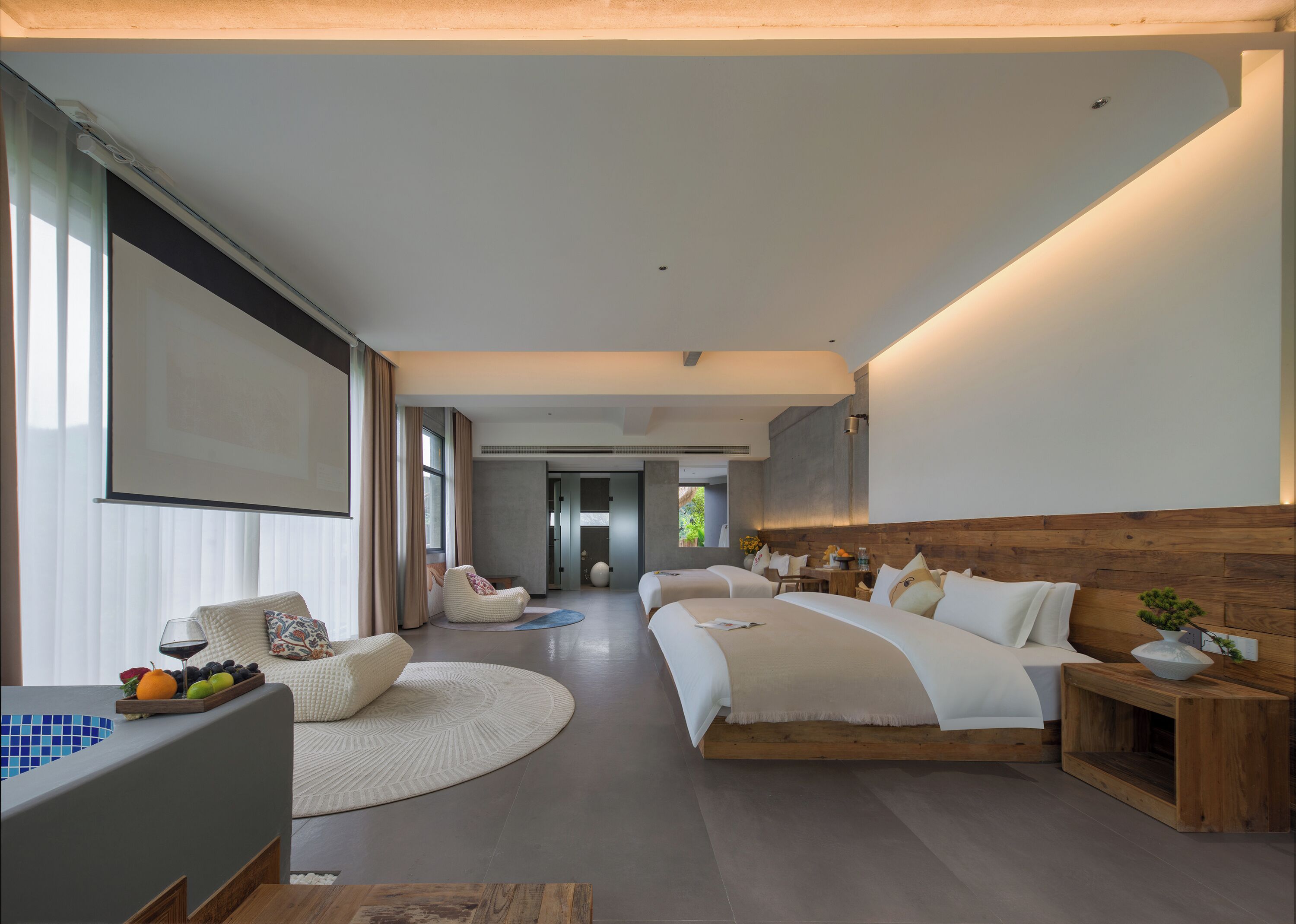 Superior Twin Room, Balcony, Hill View | View from room