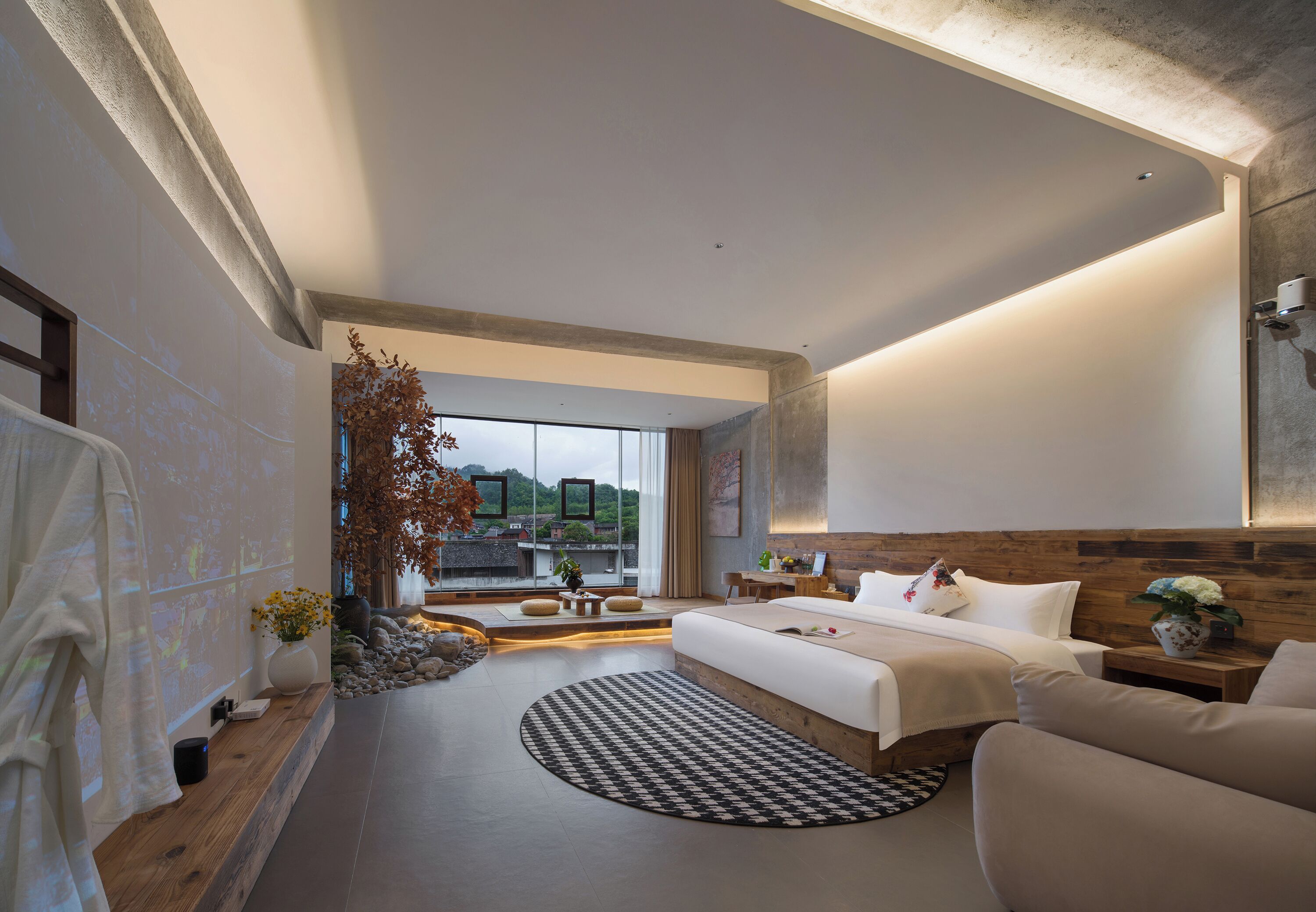 Senior Double Room, Balcony, Hill View | View from room