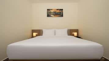 Standard Double Room, City View | In-room safe, desk, laptop workspace, soundproofing
