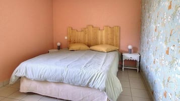 2 chambres, draps fournis