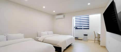 Penthouse, vue ville | Rideaux occultants, chambres insonorisées, Wi-Fi gratuit, draps fournis