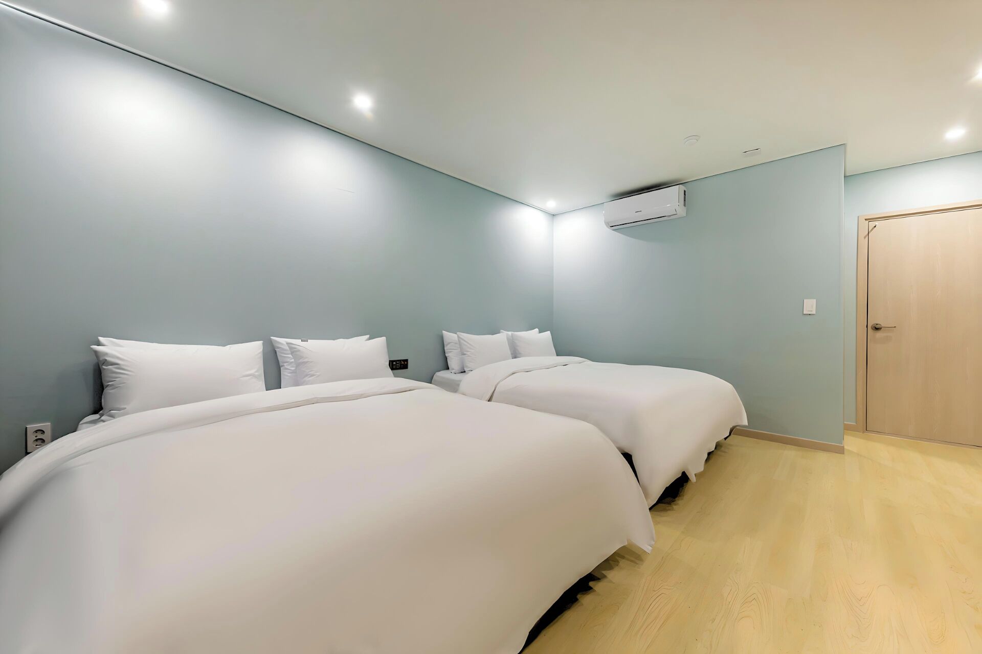 Family Twin Room, City View | Blackout drapes, soundproofing, free WiFi, wheelchair access