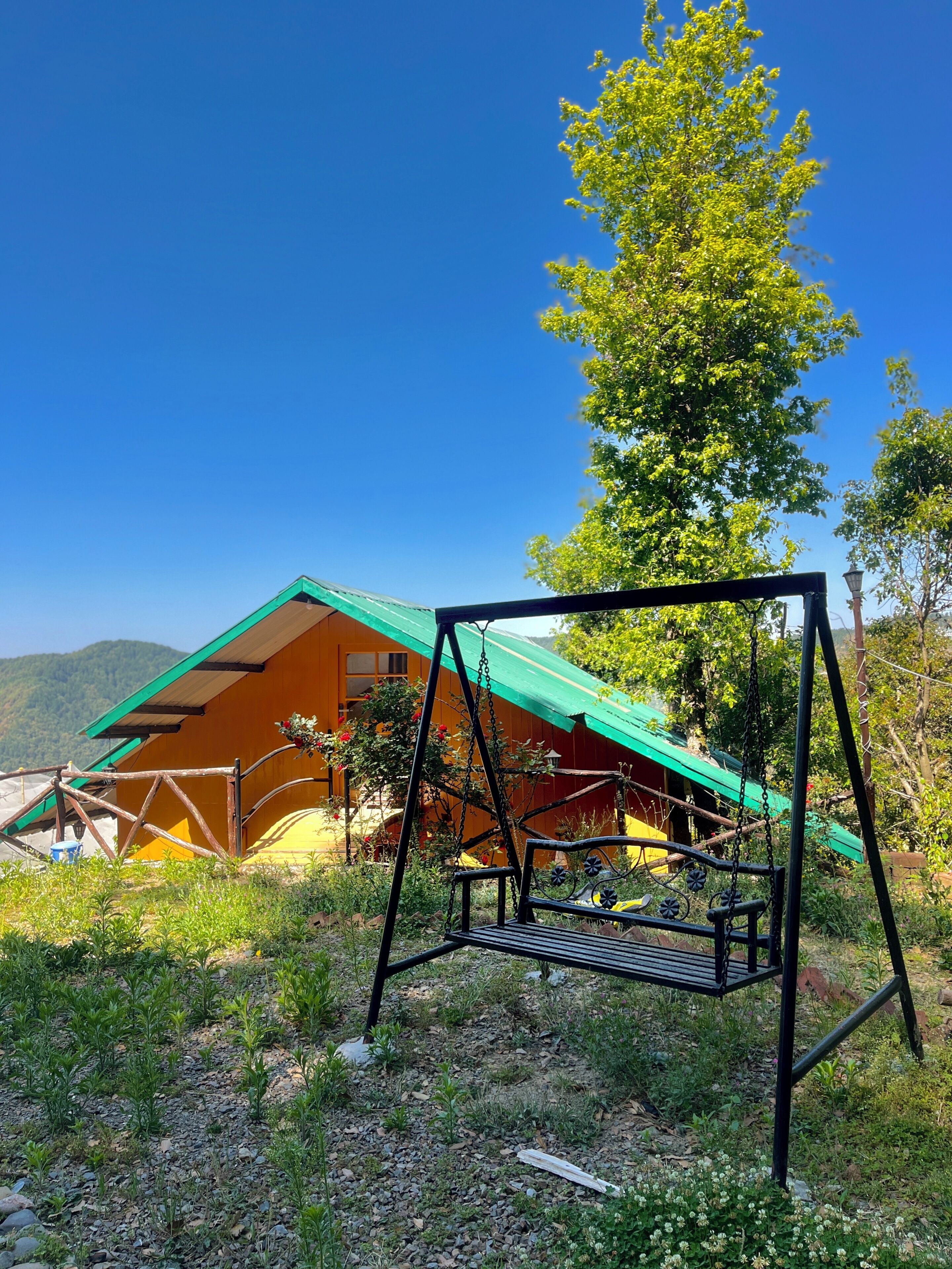 Chalet de lujo, balcón, vista al valle | Escritorio y wifi gratis 