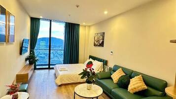 Departamento, balcón, vista a la ciudad | Wifi gratis
