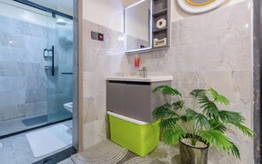 Deluxe Apartment, Balcony, City View | Bathroom - Lavish 1BR at City Oasis Gardens - B1403 (Nairobi)