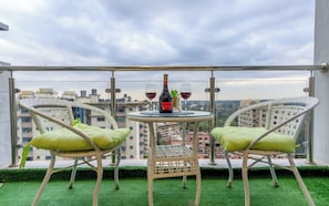 Deluxe Apartment, Balcony, City View | Outdoor dining - Lavish 1BR at City Oasis Gardens - B1403 (Nairobi)
