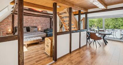 Helle Ferienwohnung im Harz mit Balkon