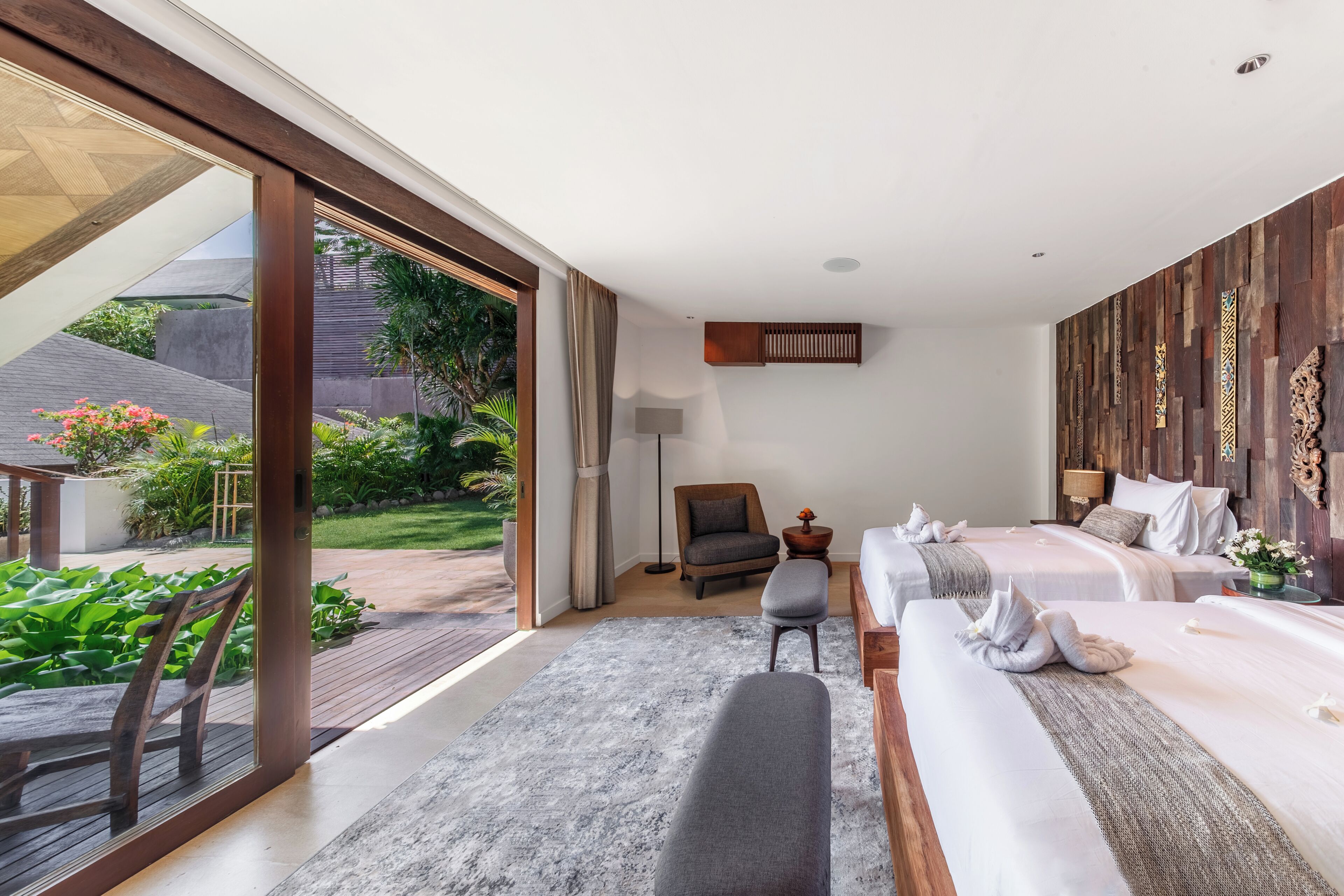 Luxury Villa, 5 Bedrooms, Private Pool, Ocean View | In-room safe, desk, laptop workspace, iron/ironing board