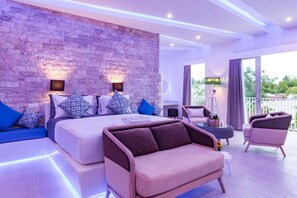 Villa de lujo, 2 habitaciones, vista a la alberca | Escritorio y wifi gratis 