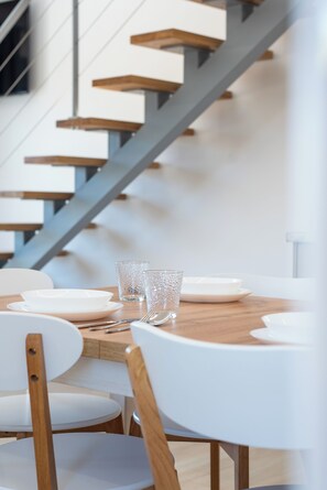 Duplex superluxo, vista para o oceano | Opções para refeição