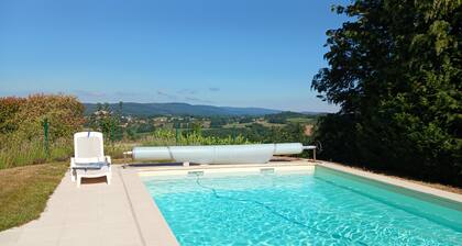 Farmhouse vacation rental with a pool