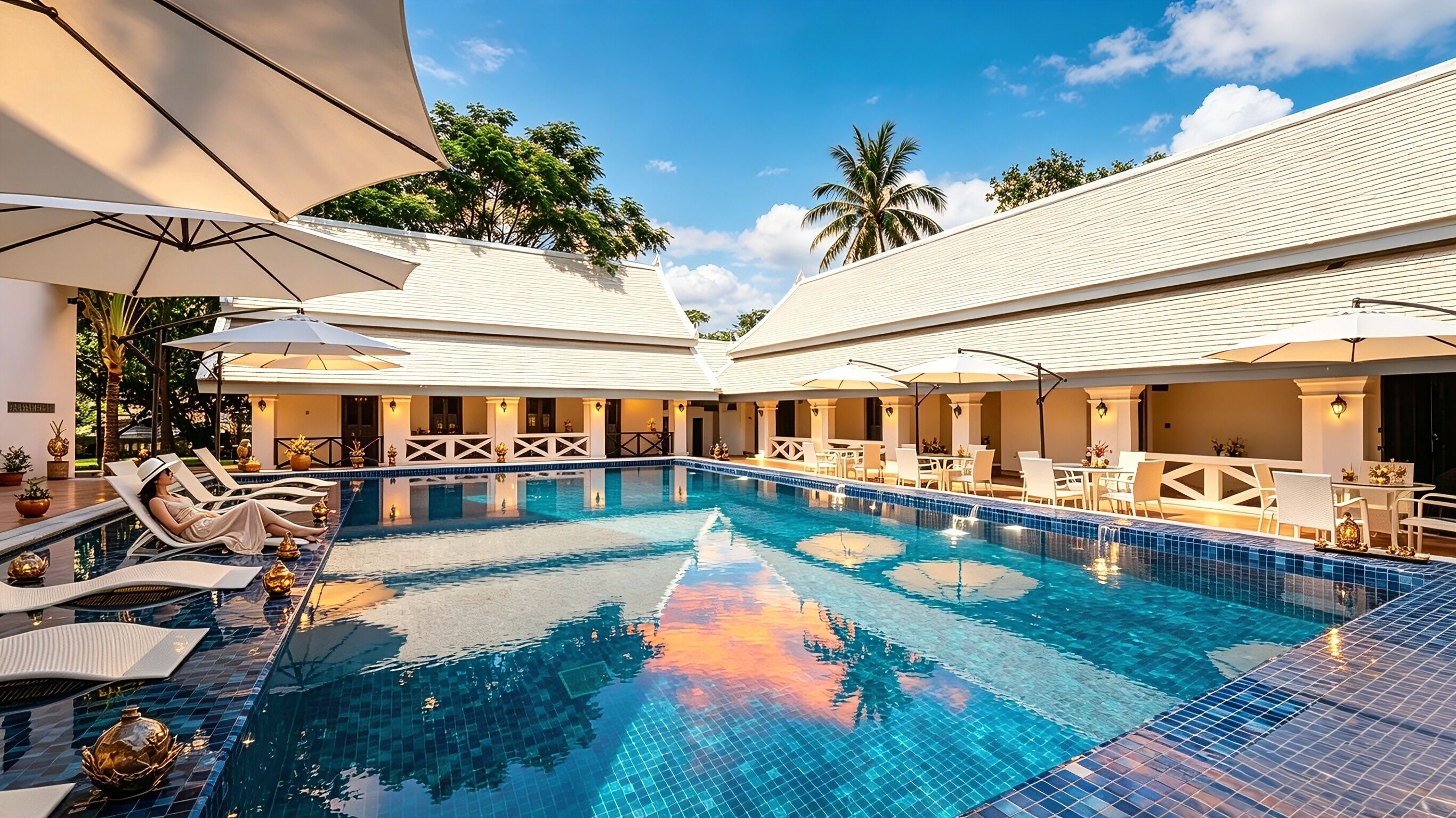 Una piscina techada
