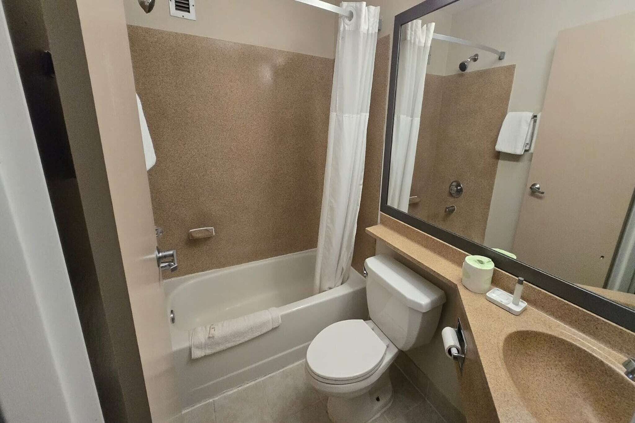 Shower, hair dryer