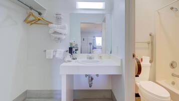 Shower, hair dryer