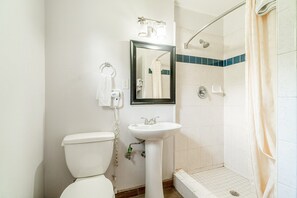 Shower, hair dryer