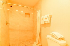 Shower, hair dryer