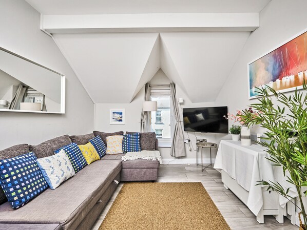 Living area - No.3 Princess Blue Apartments (Portrush)