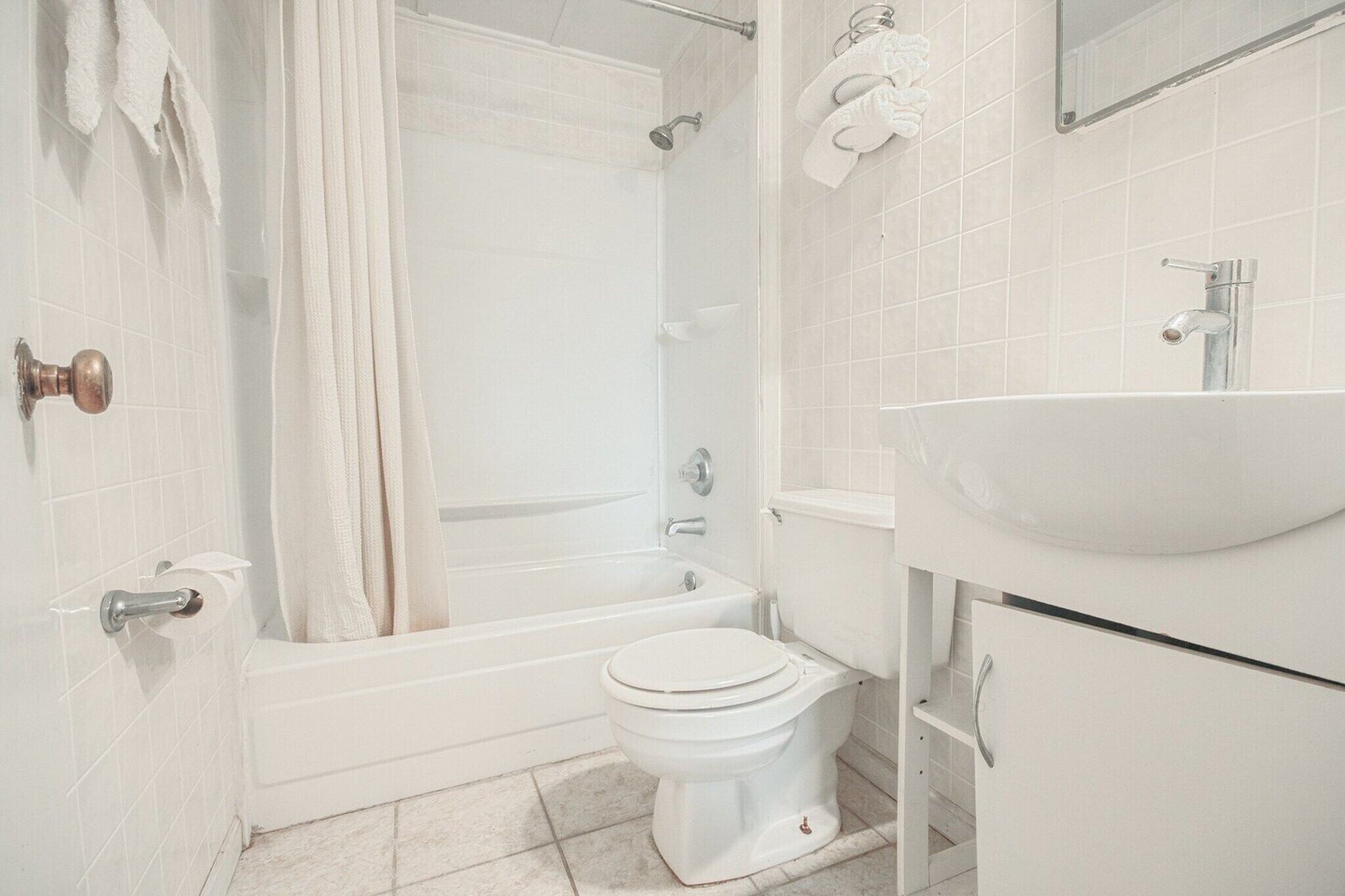 Shower, hair dryer