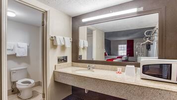 Shower, hair dryer