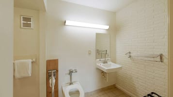 Shower, hair dryer