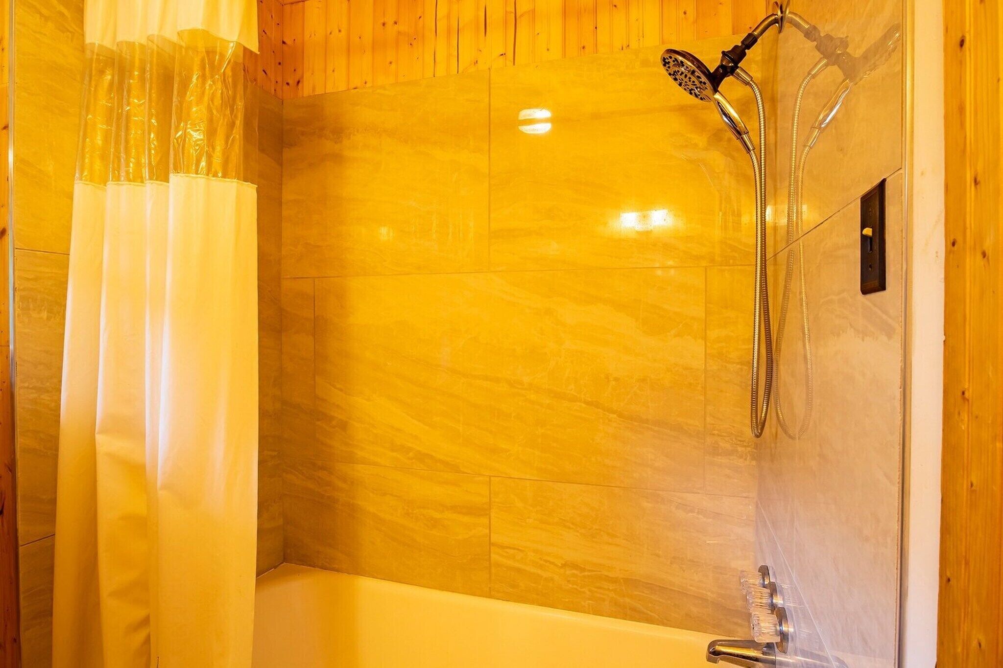Shower, hair dryer