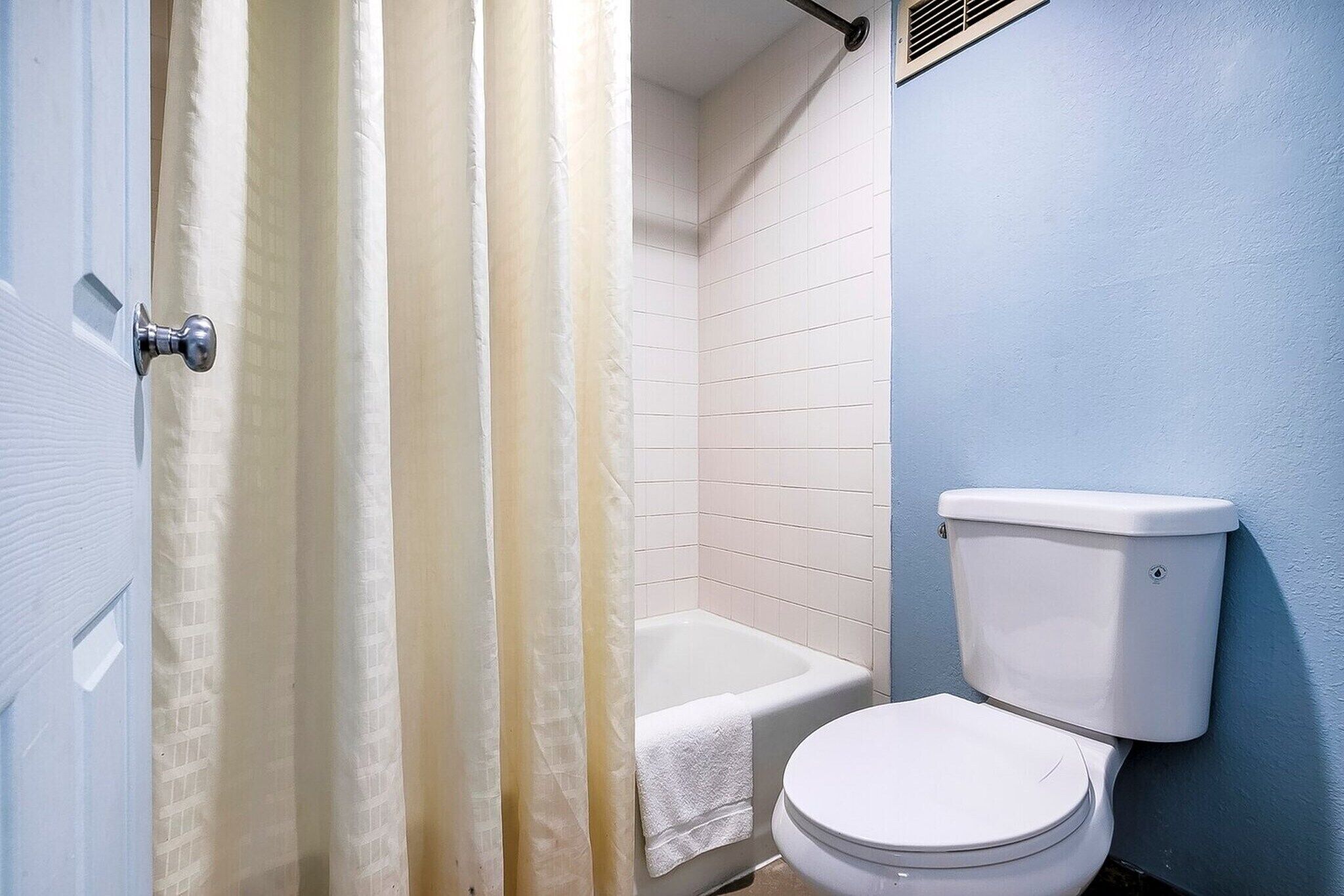 Shower, hair dryer