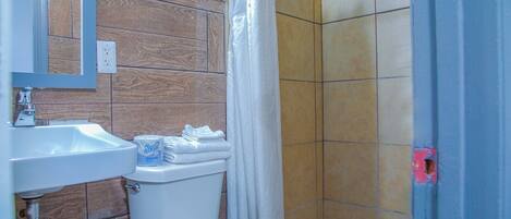 Shower, towels