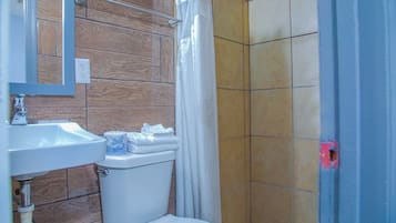 Shower, towels