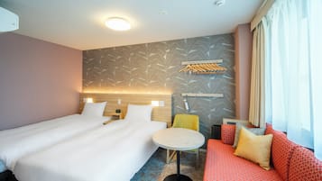 Habitación Confort con 2 camas individuales (BASE) | Wifi gratis y ropa de cama