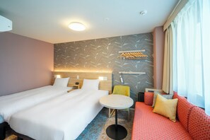 BASE Comfort Twin, Non Smoking | Free WiFi, bed sheets - Tabino Hotel Base Takayama Station (Takayama)