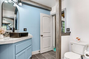 Bathroom - Paluxy Riverfront Couple’s Studio on Over 2 Acres! (Glen Rose)
