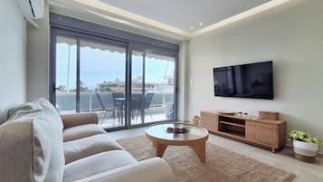 Apartemen, balkon, pemandangan laut | Area keluarga