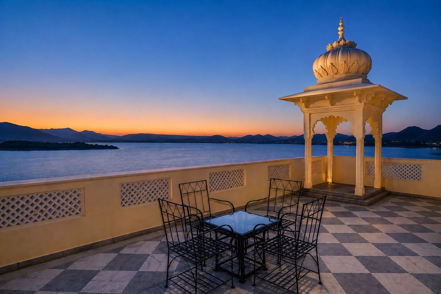 Rooftop terrace