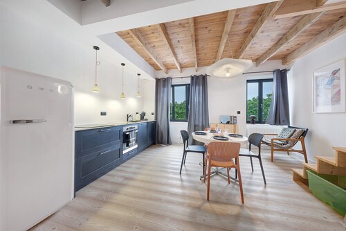Renovated Apartment in Central Crozon with Terrace and Garden