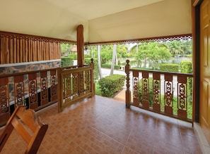 Habitación doble Deluxe | Terraza o patio