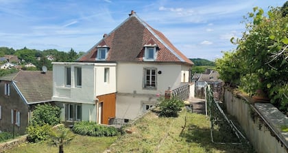 Old house in the old part of the village.close to the castle