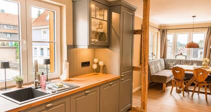 Ferienhaus Kleiner Luchs, Ferienhaus mit Garten für Familien & Freunde im Harz/
