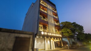 A multi-story hotel with a prominent sign reading 'RV GRAND HOTEL'. - Rv Grand Varanasi (Varanasi)