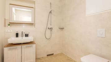 Een douche, een haardroger