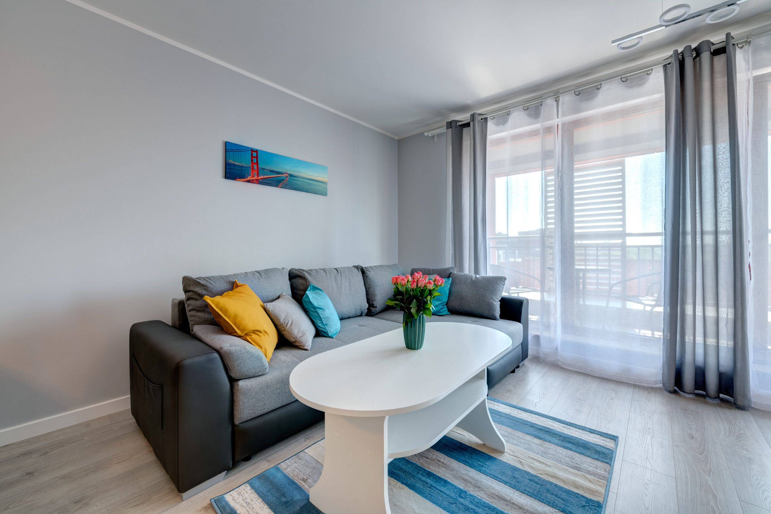 Superior Apartment, 1 Katil Raja (King) dengan Katil Sofa, Balcony, River View | Ruang tamu