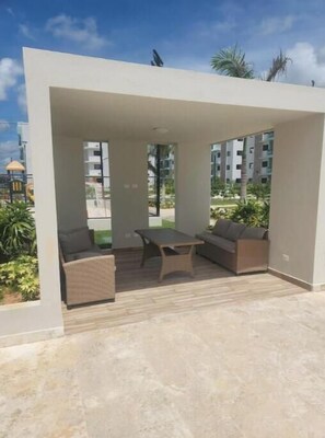 Terrace/patio - Epic Residences Apartment 1B 24 (Punta Cana)