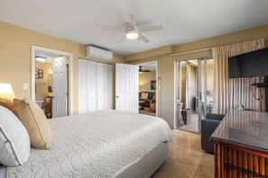 2 bedrooms, iron/ironing board, WiFi, bed sheets - Wake Up to Spectacular Ocean Views at Menehune Shores #507 (Kihei, Maui)