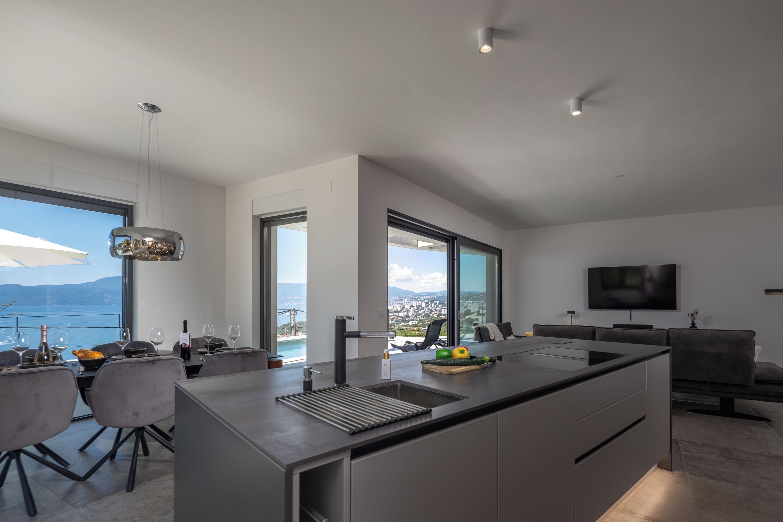 Family Villa, 3 Bedrooms, 2 Bathrooms (Pool Villa Soléa /w Panoramic Sea) | Dining