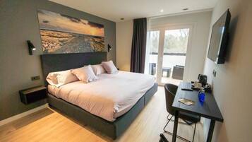 Habitación Confort con 2 camas individuales, vistas a la montaña | Escritorio y wifi gratis