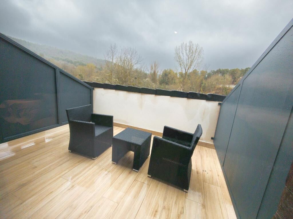 Habitación Confort con 2 camas individuales, vista a la montaña | Terraza o patio