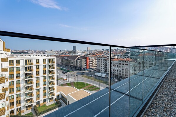 Superior Double Room, Balcony, City View | Terrace/patio - Hotel Eterna Hill Rooftop (Beograd - Savski Venac)