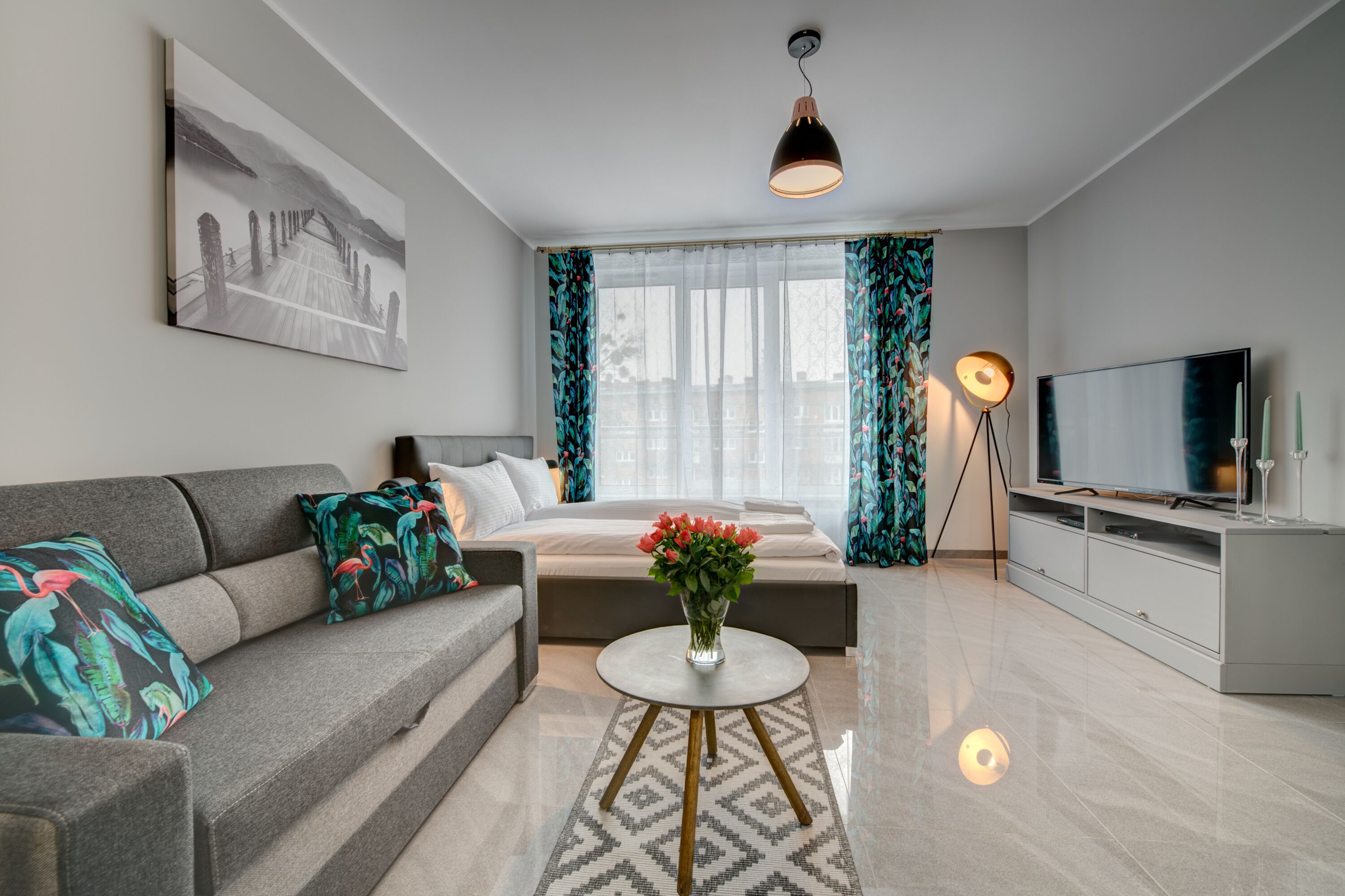 Studio, 1 Doppelbett, Nichtraucher | Wohnbereich