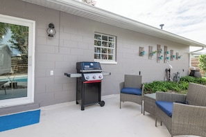 Terrace/patio - Space Coast Retreat With Heated Pool (Merritt Island)