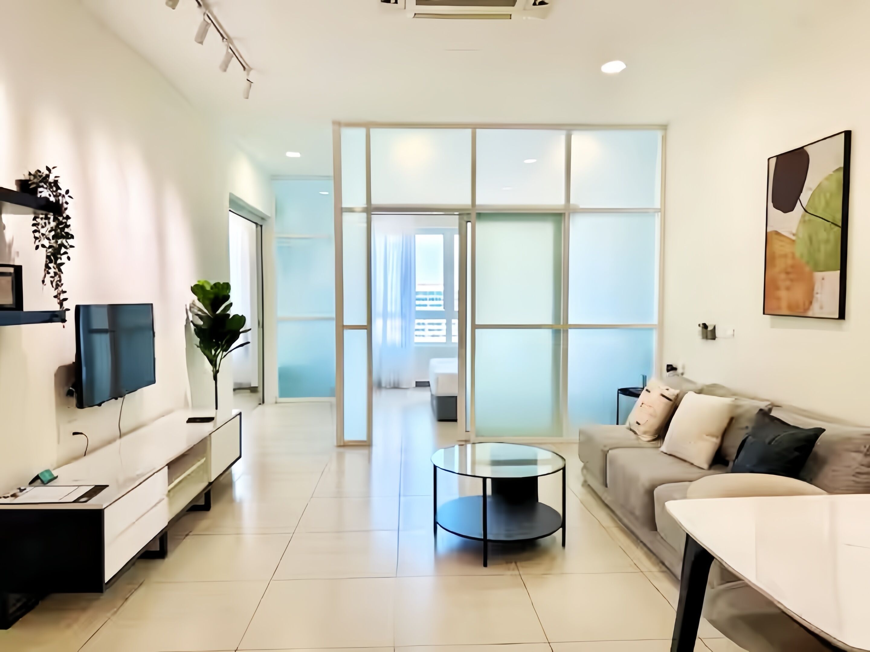 Apartment, 3 Bedrooms, City View | Living area
