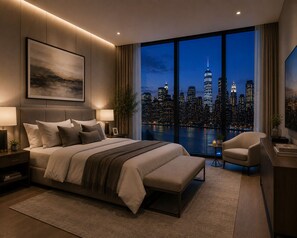 Appartement, vue ville | Fer et planche à repasser, Wi-Fi gratuit